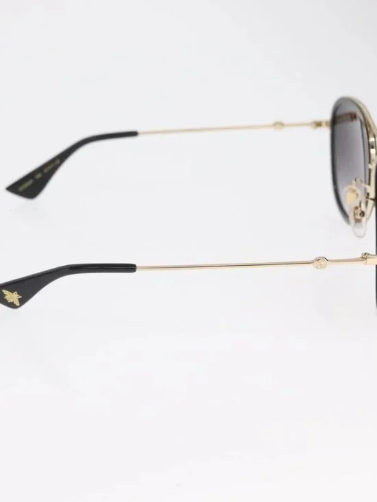 GUCCI Sunglasses metal Black Auth BA10537V - Picture 6 of 14